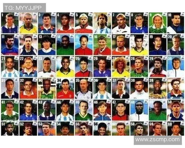 足球明星配对表图解析与球员风格对比分析